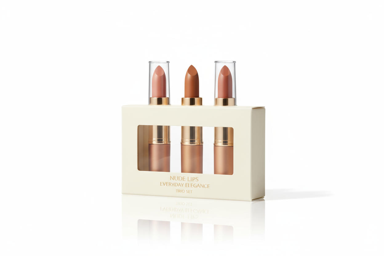 Nude Lipstick Trio