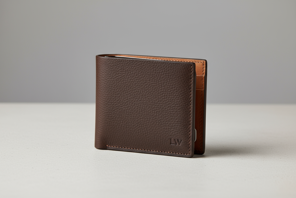 Premium leather wallet product photo