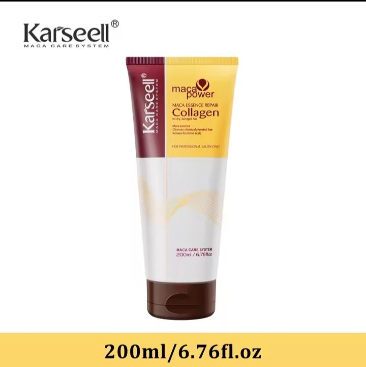 Karseell Collagen Hair Treatment Deep Repair Conditioning Argan Oil Hair Mask Essence for Dry Damaged Hair 100ml/500ml