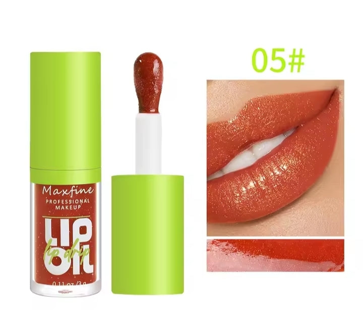 6-tone moisturizing lip gloss luminous oil lip gloss, moisturizing transparent liquid lip gloss, natural lip enhancer, make lips