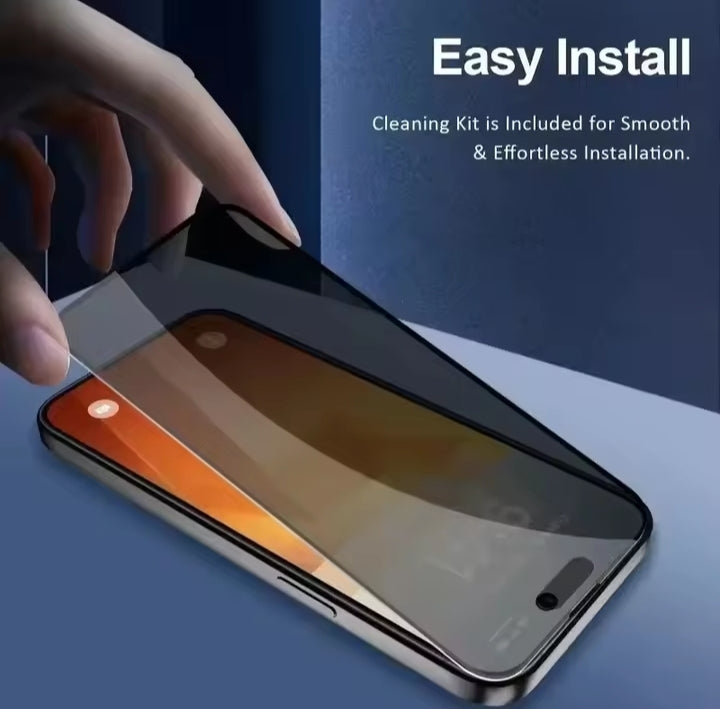 Full Cover Privacy Screen Protector For iPhone 16 11 12 13 14 Pro Max  Anti-spy Glass For iPhone 15 17 PRO