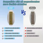 New Magnetic Blocks-Build Mine Magnet World Set for Boys Girls, Sensory Construction Toys for Toddlers Christmas Gifts