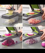 Multifunctional Vegetable Chopper Handle Food Grate Food Chopper Vegetable Slicer Dicer Cut 14/16 in 1 Kitchen Items Cocina