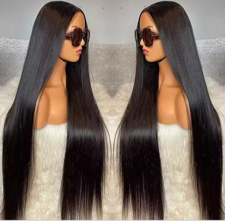 Bone Straight Lace Front Wigs Human Hair Brazilian 30 40Inch 13x4 360 Lace Frontal Human Hair Wigs For Women