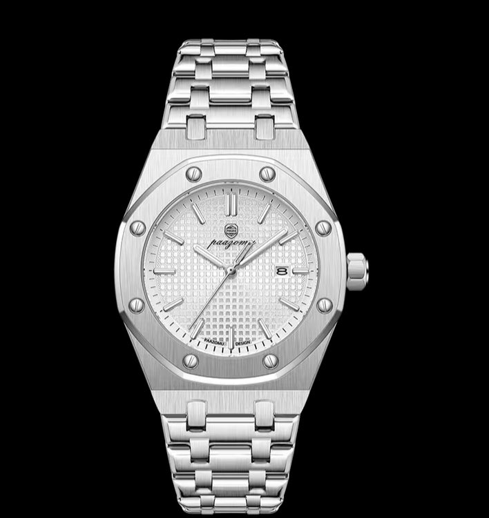 PAAZOMU Top Luxury Man Watch Waterproof Luminous Date Men Watch Stainless Steel Male Clock Sport Fashion Men's Quartz Watches