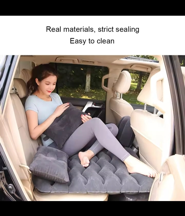 Car Air Inflatable Travel Mattress Bed Universal for Back Seat Multi functional Sofa Pillow Outdoor Camping Mat Cushion