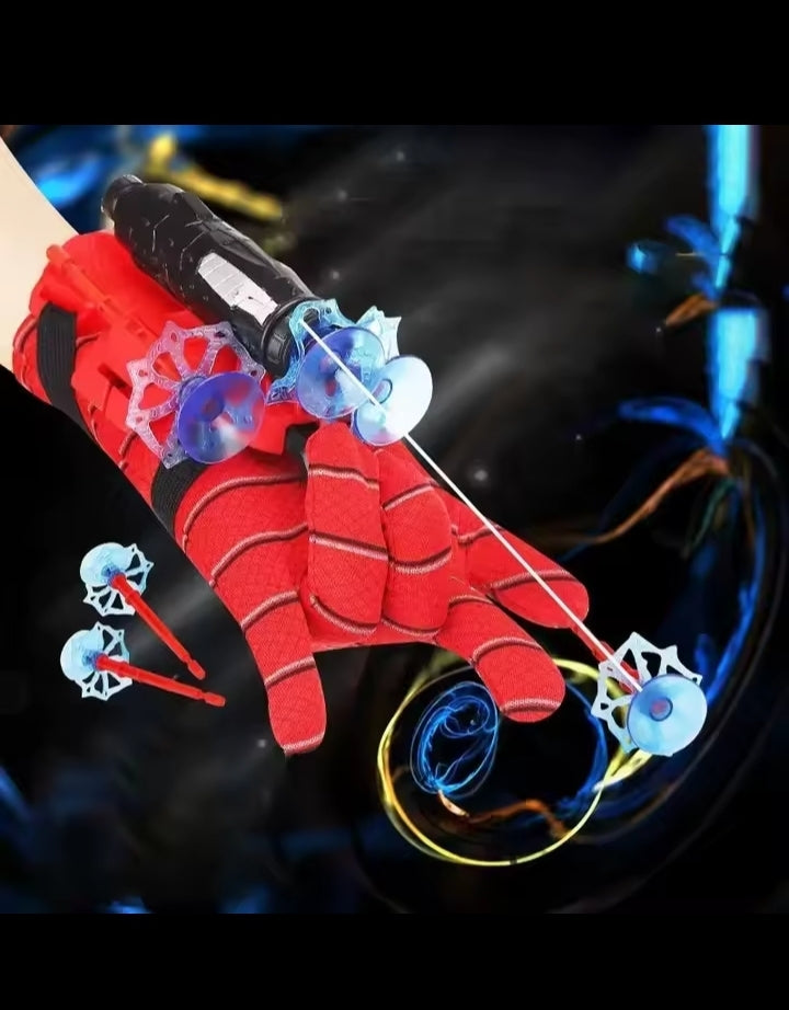 Anime Characters Children Toys Wrist Toy Set Action Figure New for Spiderman Glove Launcher Set Role Play Figures Hobbies