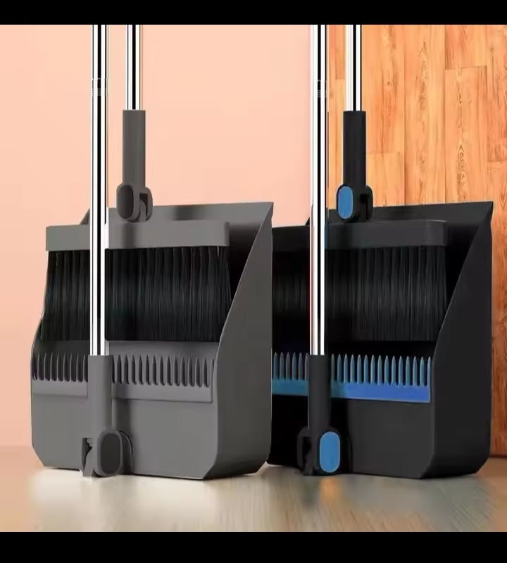 Broom set Household broom broom Dustpan set Brush head sweeping Individual sweep broom Foldable garbage shovel broom