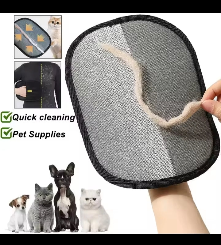 Pet Hair Remover Portable Washable Clothes Hair Dehairing Gloves Pet Cleaning Products Pet Accessories