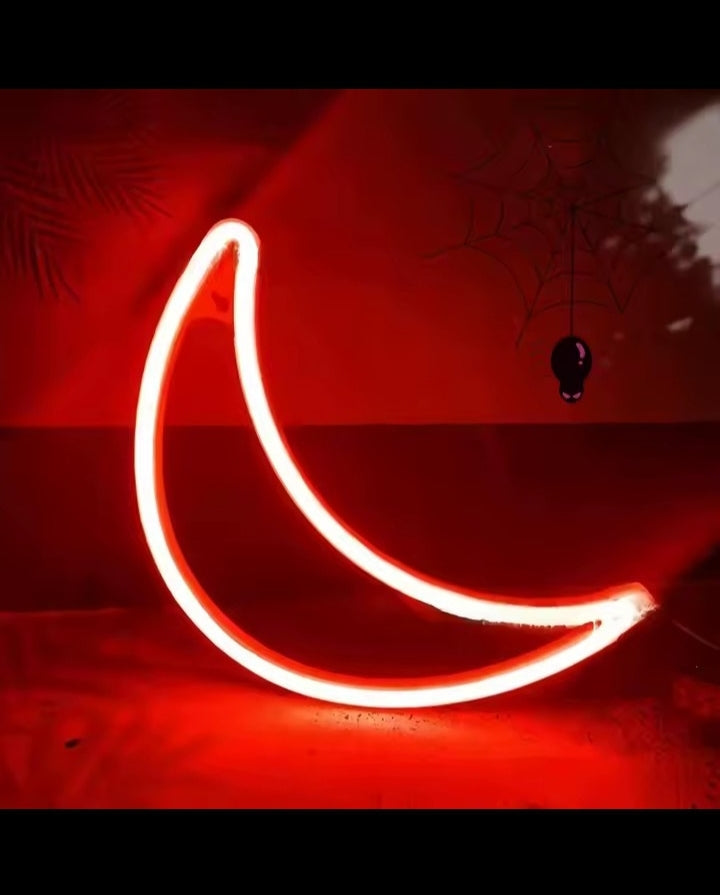 Halloween Bat Spirit LED Neon Wall Decor for Party Gift - Terrifying Atmosphere - USB or Battery Powered