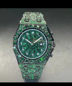 2025 New Diamond Hip Hop Watch For Men Fashion Ice Out Party Jewelry Wristwatch Luxury Shiny Gem Accessories Watches Trendy Gift