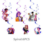 Demon Hunters Birthday Party Decor Tableware Banner Decorations Cake Topper Balloon Girl Kid Korean Kpop Anime Party Supplie Set