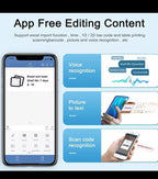 Mini Label Thermal Printer Niimbot B1 Portable Self-Adhesive Printer For Stickers Round Labels Rolls UV Tag Bluetooth Printer