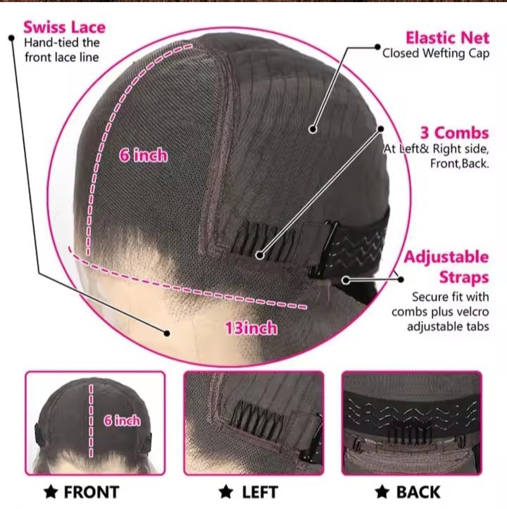 Bone Straight Lace Front Wigs Human Hair Brazilian 30 40Inch 13x4 360 Lace Frontal Human Hair Wigs For Women