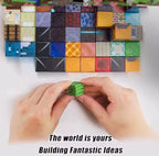 New Magnetic Blocks-Build Mine Magnet World Set for Boys Girls, Sensory Construction Toys for Toddlers Christmas Gifts