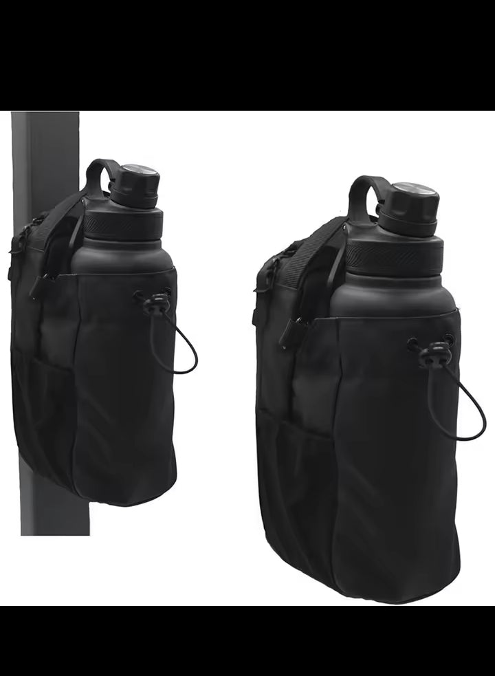 Magnetic Gym Bag Large Capacity Magnetic Carrier Bag With Phone Pocket Portable Gym Water Bottle Pouch Gym Accessories Organizer