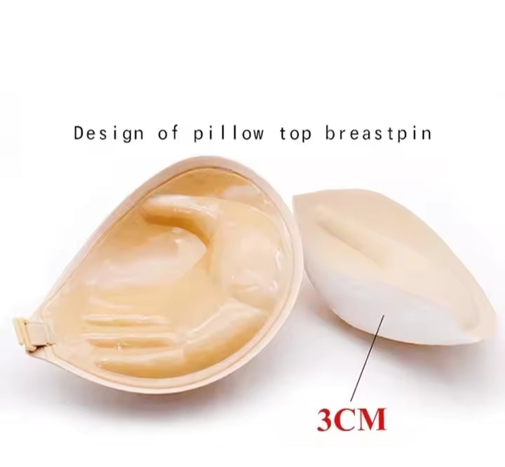 Palm Push Up Invisible Silicone Bra Womens Chest Stickers Lift Up Self Adhesive Bra Cover Bra Silicone Pad Sexy Strapless Breast