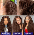 Bone Straight Lace Front Wigs Human Hair Brazilian 30 40Inch 13x4 360 Lace Frontal Human Hair Wigs For Women
