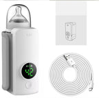 Portable Bottle Warmer Rechargeable Cordless Milk Warmer Travel Warmer for Comfortable Baby Feeding On The Go