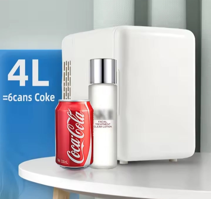 Mini Refrigerator Home Multifunction Portable Beauty Refrigerator Face  Fridge Fridge 4L Desktop Cosmetics Refrigerators CarHome