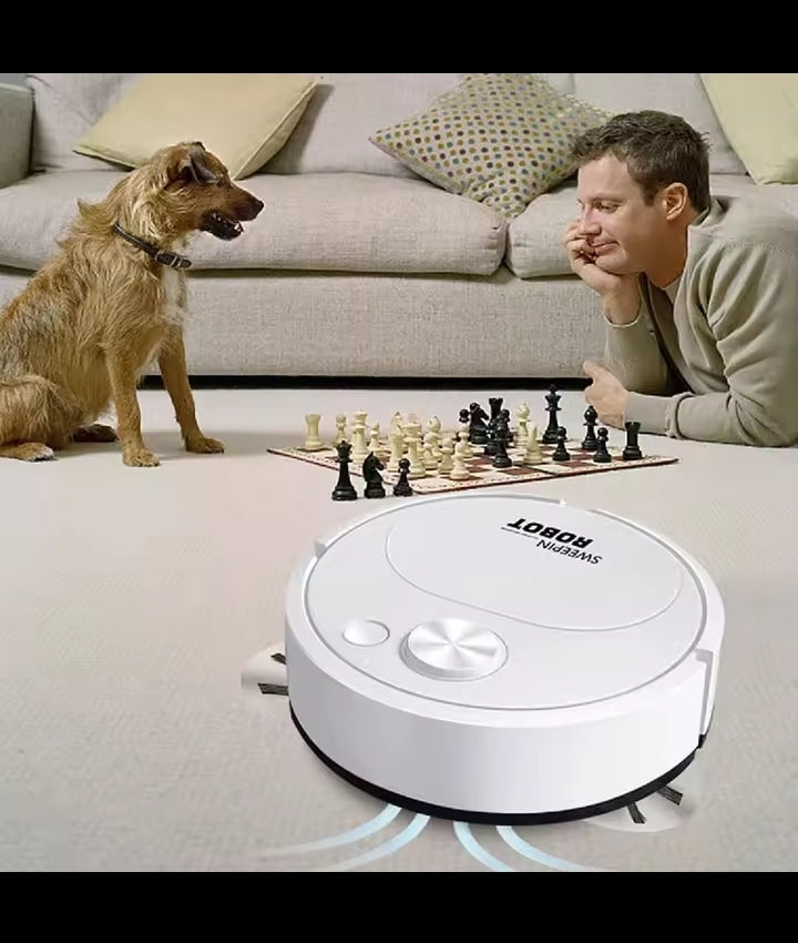 NEW USB Sweeping Robot Vacuum Cleaner Mopping 3 In 1 Smart Wireless 1500Pa Dragging Cleaning Sweep Floor for Home Office