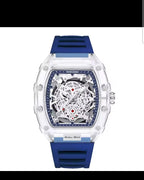 | UTHAI BK134 Fashionable Men watch barrel shaped transparent waterproof quartz watch sports clock gift watches for man