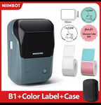 Mini Label Thermal Printer Niimbot B1 Portable Self-Adhesive Printer For Stickers Round Labels Rolls UV Tag Bluetooth Printer