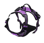 No Pull Dog Harness Front Clip Heavy Duty Reflective Easy Control Handle for Large Dog Walking