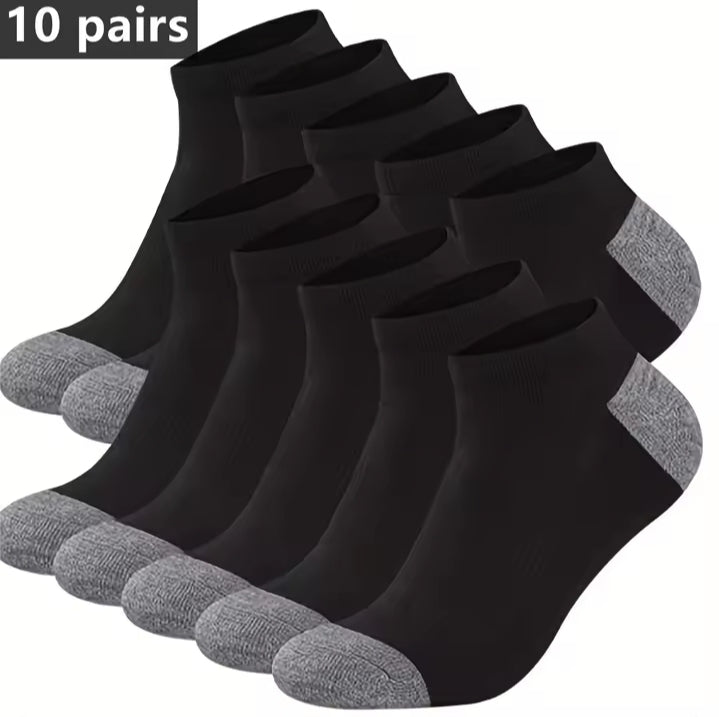 Men's Fashion Cotton Breathable Comfortable Ankle Socks, Men's Summer Socks