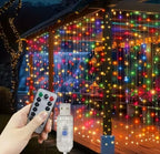 New Year Lamp Bedroom LED 8 Modes USB Remote Control Fairy Lights String for Home Wedding Christmas Decor Garland Curtain Lights
