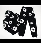 DENIM TEARS brand hot selling new fashionable cotton foam printed hoodie, European and American trendy men's sports suit