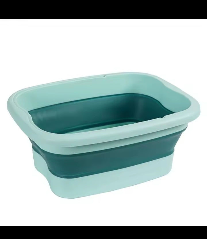 Foldable Footbath Massage Bucket Soaking Bucket Folding Basin Spa Foot Bath Bucket Household Sauna Bathtub Pedicure Bath Bathtub