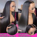 Bone Straight Lace Front Wigs Human Hair Brazilian 30 40Inch 13x4 360 Lace Frontal Human Hair Wigs For Women
