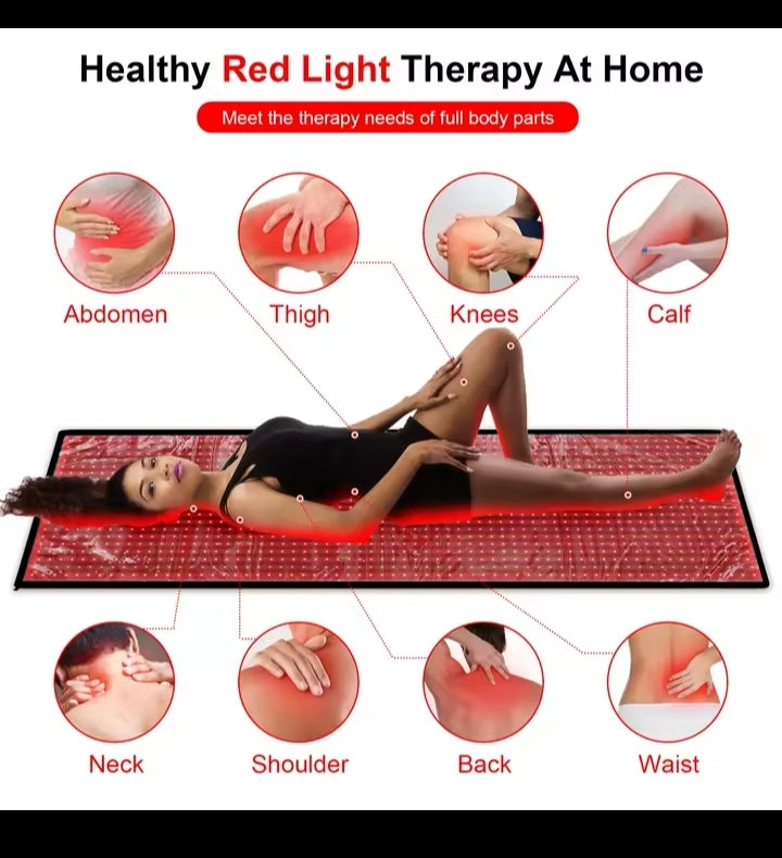1280pcs Red Light Near Infrared Therapy Devices Mat LED Large Pads for Whole Full Body Mat Blanket Home Care Relaxation Device