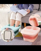 Foldable Footbath Massage Bucket Soaking Bucket Folding Basin Spa Foot Bath Bucket Household Sauna Bathtub Pedicure Bath Bathtub