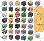 New Magnetic Blocks-Build Mine Magnet World Set for Boys Girls, Sensory Construction Toys for Toddlers Christmas Gifts