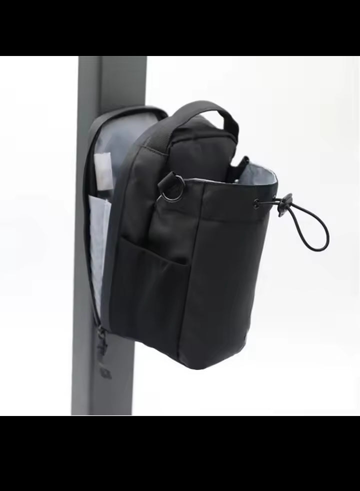 Magnetic Gym Bag Large Capacity Magnetic Carrier Bag With Phone Pocket Portable Gym Water Bottle Pouch Gym Accessories Organizer