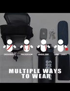 Magnetic Gym Bag Large Capacity Magnetic Carrier Bag With Phone Pocket Portable Gym Water Bottle Pouch Gym Accessories Organizer