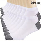 Men's Fashion Cotton Breathable Comfortable Ankle Socks, Men's Summer Socks