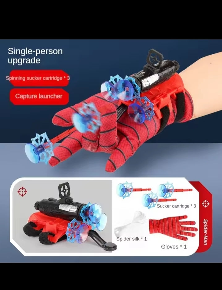 Anime Characters Children Toys Wrist Toy Set Action Figure New for Spiderman Glove Launcher Set Role Play Figures Hobbies