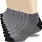 Men's Fashion Cotton Breathable Comfortable Ankle Socks, Men's Summer Socks