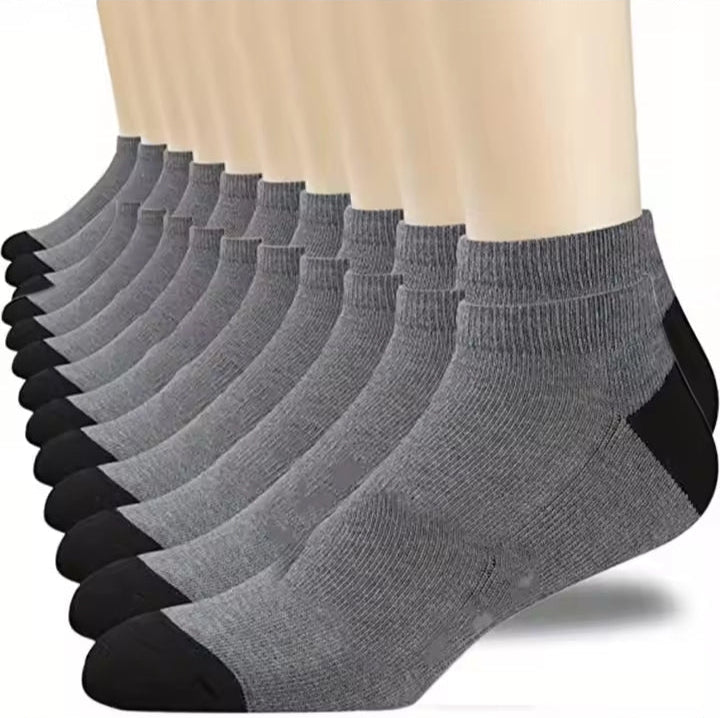 Men's Fashion Cotton Breathable Comfortable Ankle Socks, Men's Summer Socks