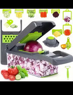 Multifunctional Vegetable Chopper Handle Food Grate Food Chopper Vegetable Slicer Dicer Cut 14/16 in 1 Kitchen Items Cocina