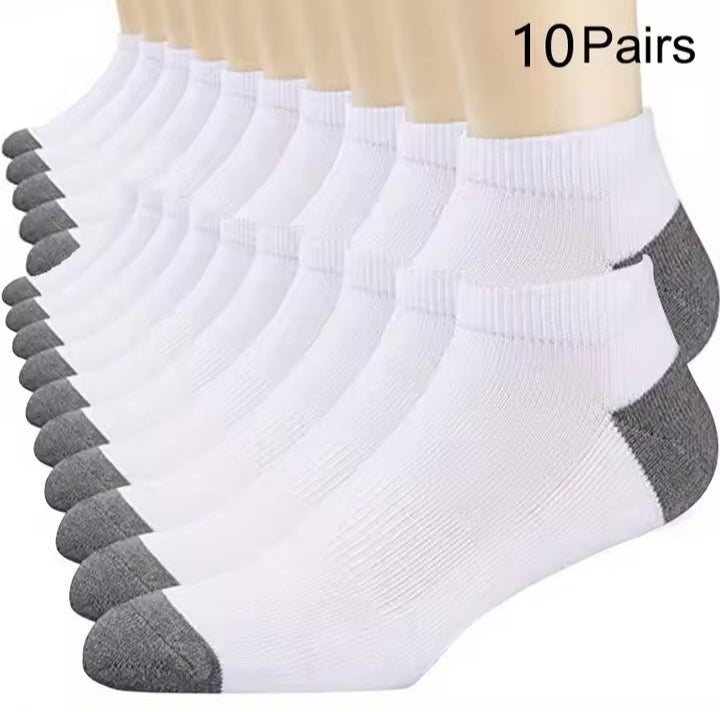 Men's Fashion Cotton Breathable Comfortable Ankle Socks, Men's Summer Socks