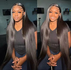 Bone Straight Lace Front Wigs Human Hair Brazilian 30 40Inch 13x4 360 Lace Frontal Human Hair Wigs For Women
