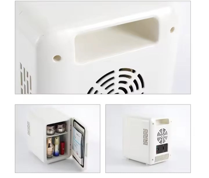 Mini Refrigerator Home Multifunction Portable Beauty Refrigerator Face  Fridge Fridge 4L Desktop Cosmetics Refrigerators CarHome