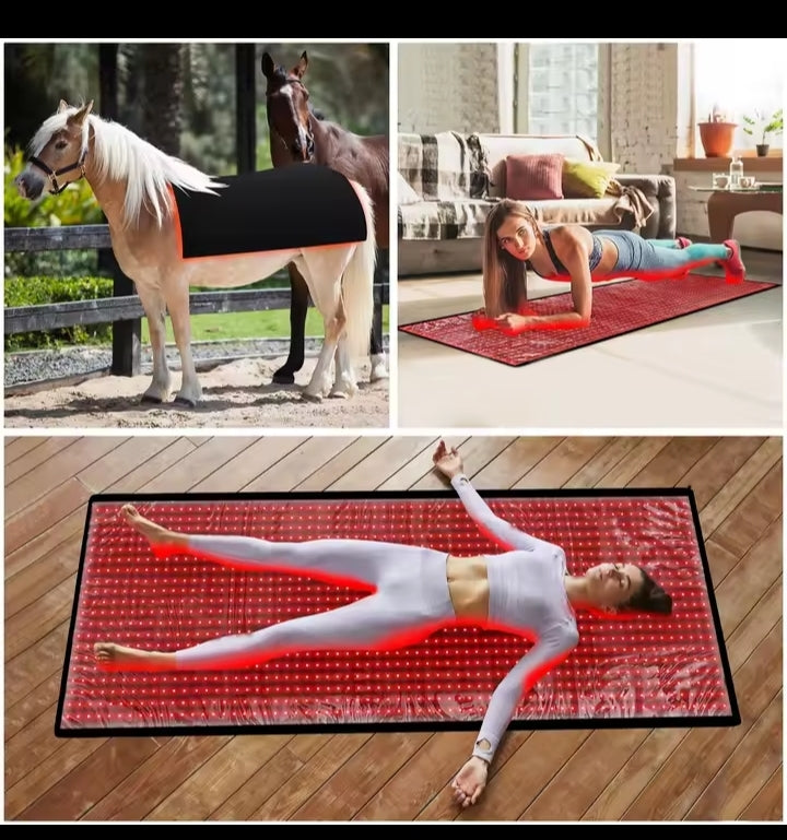 1280pcs Red Light Near Infrared Therapy Devices Mat LED Large Pads for Whole Full Body Mat Blanket Home Care Relaxation Device