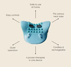 4in1 Cervical Spine Stretch Neck Massager Pillow EMS Relax Heating Shoulder Massage Chiropractic Traction Head Acupoint Pillow