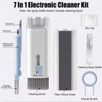 Key7 in 1 Computer Keyboard Cleaner Brush Kit Earphone Cleaning Pen For Headset Keyboard Cleaning Tools Cleaner Keycap Puller Kit