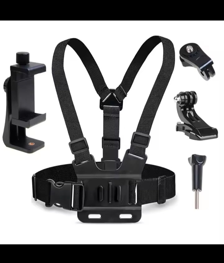 5 in 1 Mobile Phone Chest Strap Mounting Holder First Angle Video Record life Phone Bracket Fixed Live Broadcast Accessories